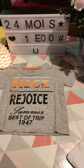 T-shirt manches courtes 24 mois Nice