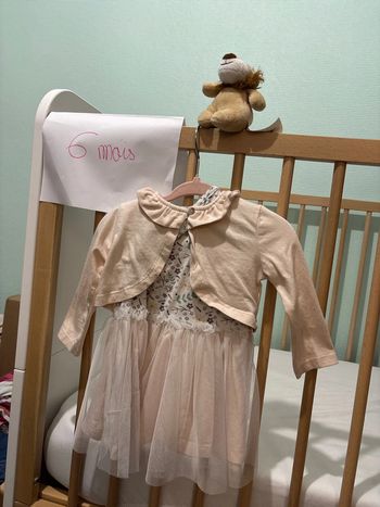Robe manches courtes + boléro