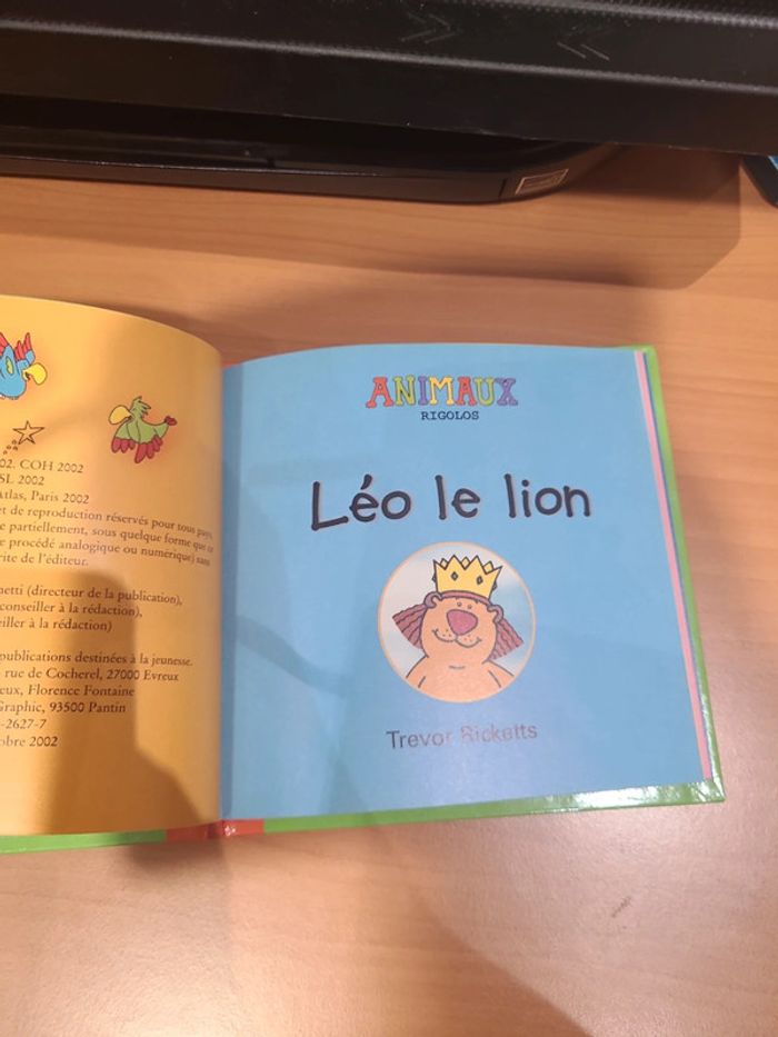 Livre animaux rigolo Leo le lion - photo numéro 6