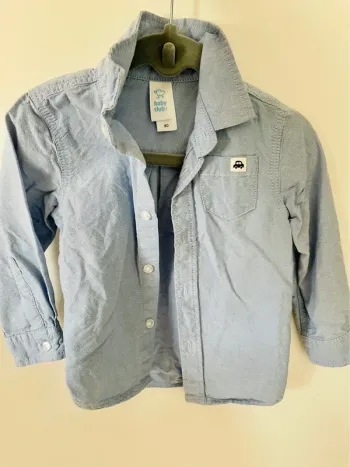 Chemise jean manches longues