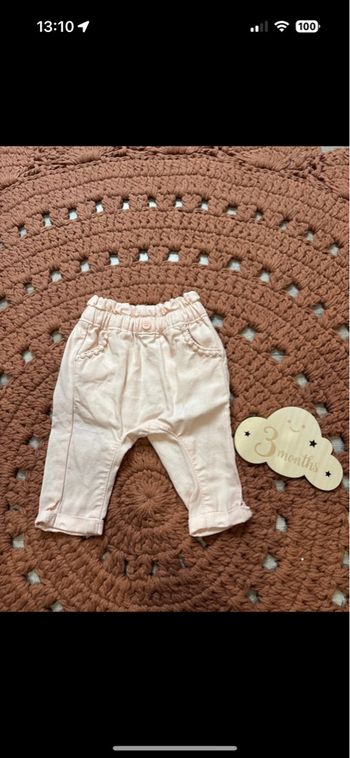 Pantalon rose pale 🌸