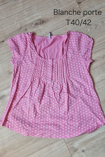 T-shirt à pois