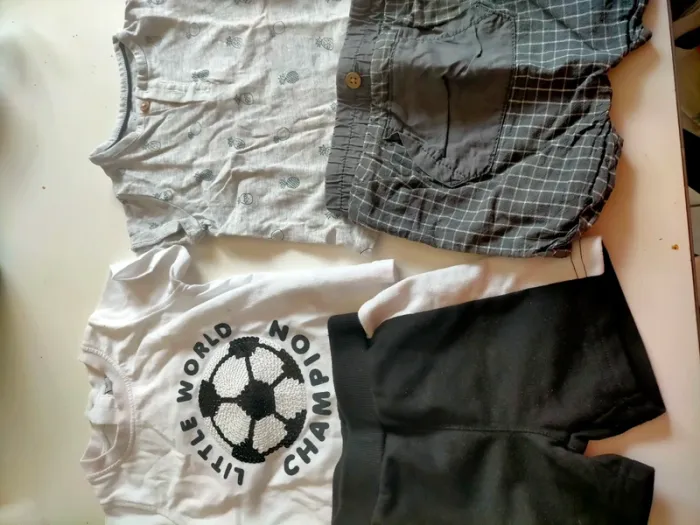 2 ensembles garçon 6 mois