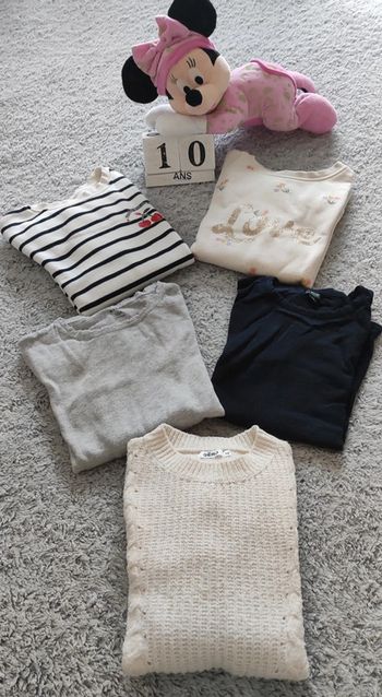Sweats et pulls T:10ans.