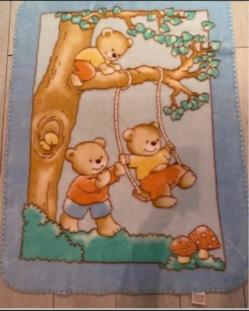 Couverture bébé polaire dimensions 106 cm x 80 cm