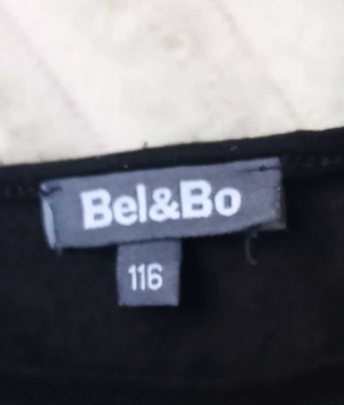 T-shirt noir Bel et Bo 116 cm - photo numéro 3