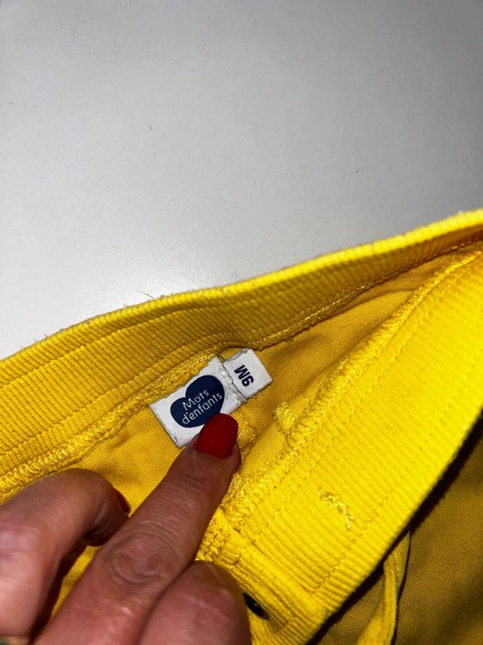Pantalon jaune 9 mois - photo numéro 3