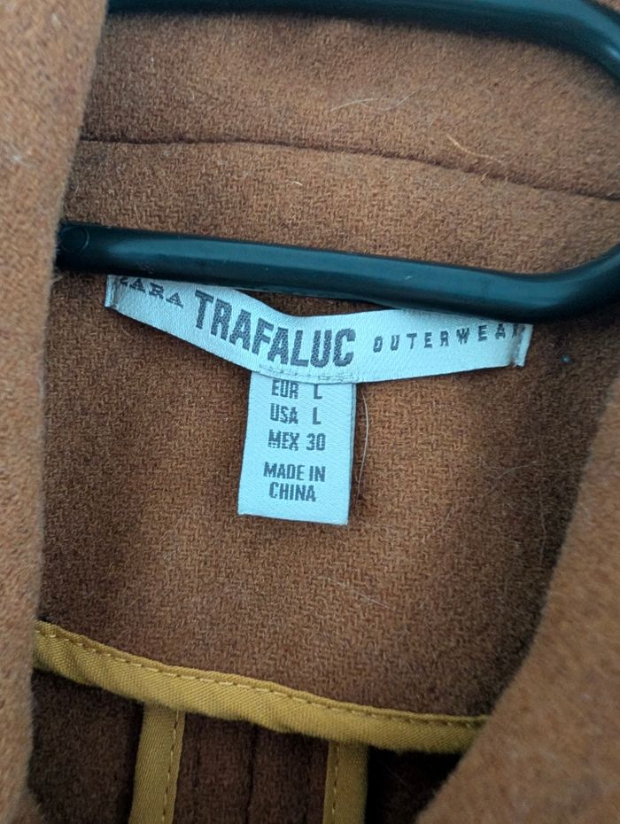 Manteau Zara Trafaluc camel – Taille L – Excellent état - photo numéro 3