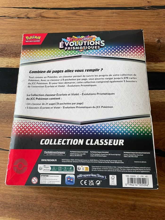 Coffret Classeur Collection - Évolutions Prismatiques (EV8.5) - NEUF FR - photo numéro 2