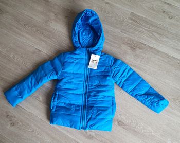 Doudoune bleue interieur doublé polaire taille 3 ans neuve