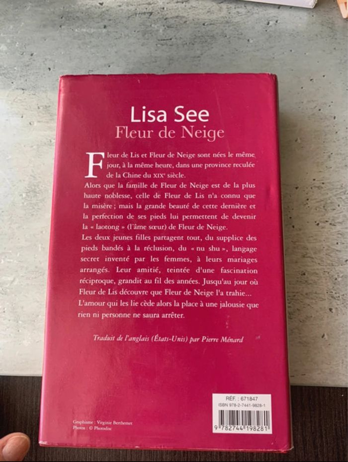 Fleur de Neige de Lisa See Offre 2+1 - photo numéro 2