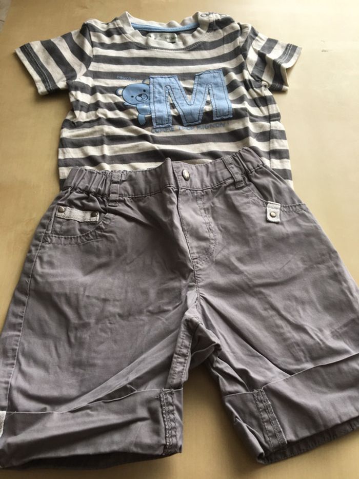 Ensemble été petit garçon