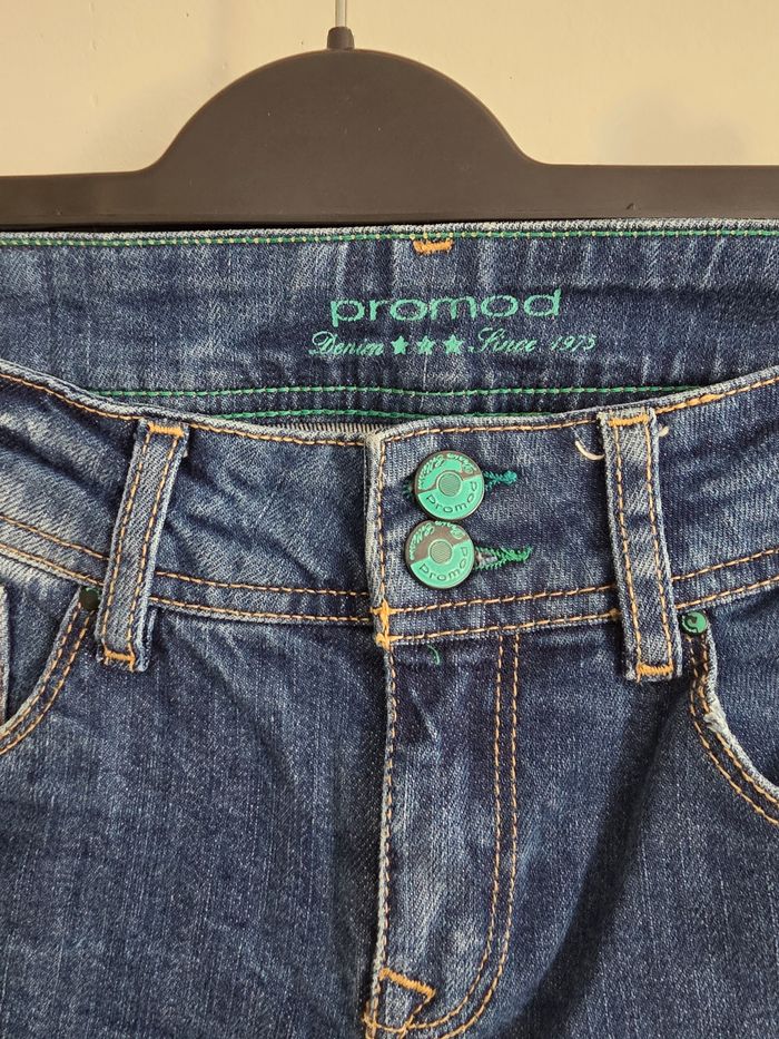 Jeans slim/droit bleu foncé Promod - photo numéro 3