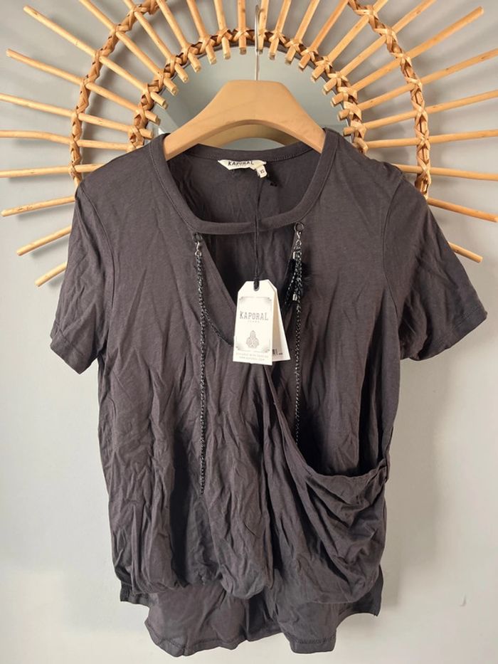 TEE shirt femme Kaporal Jeans taille xs neuf avec étiquette