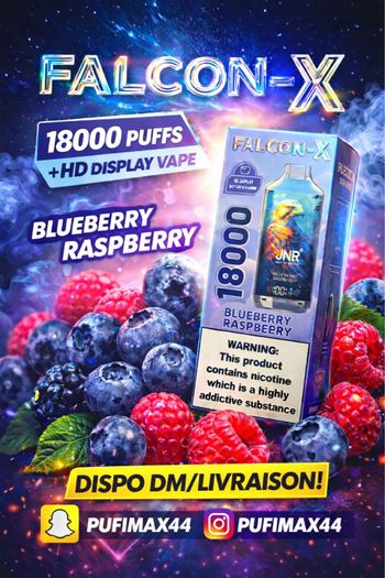 JNR Falcon-X 18000 – Blueberry Raspberry
