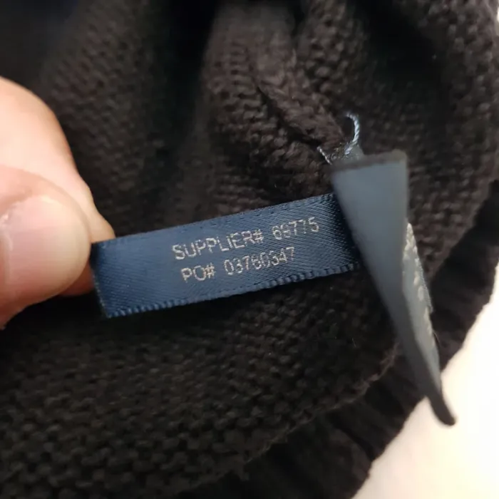 Pull Camionneur half demi zip Ralph Lauren XL Noir - photo numéro 8
