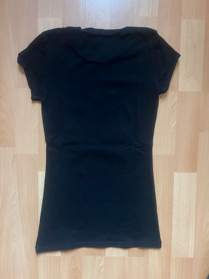 Tee-shirt femme noir taille S - photo numéro 3