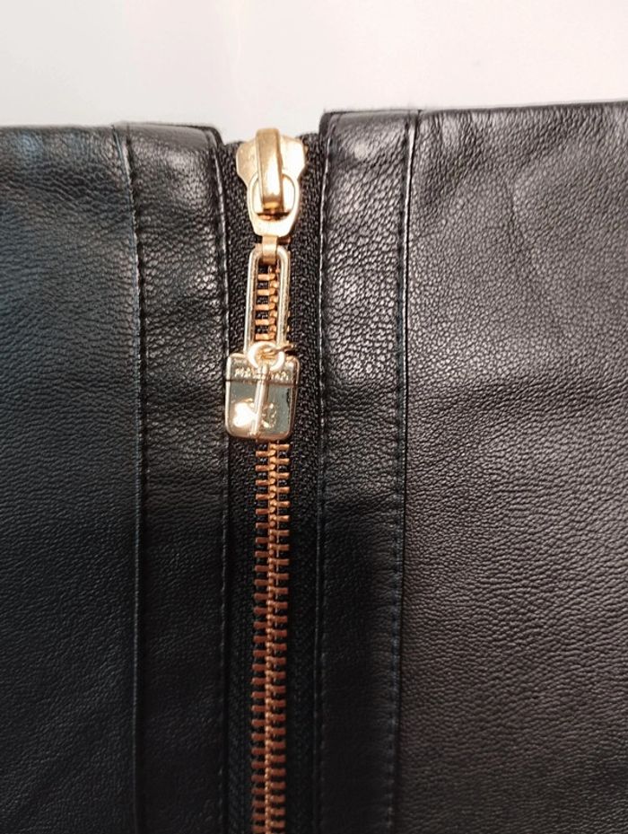 Jupe en similicuir Morgan taille 34 - photo numéro 5