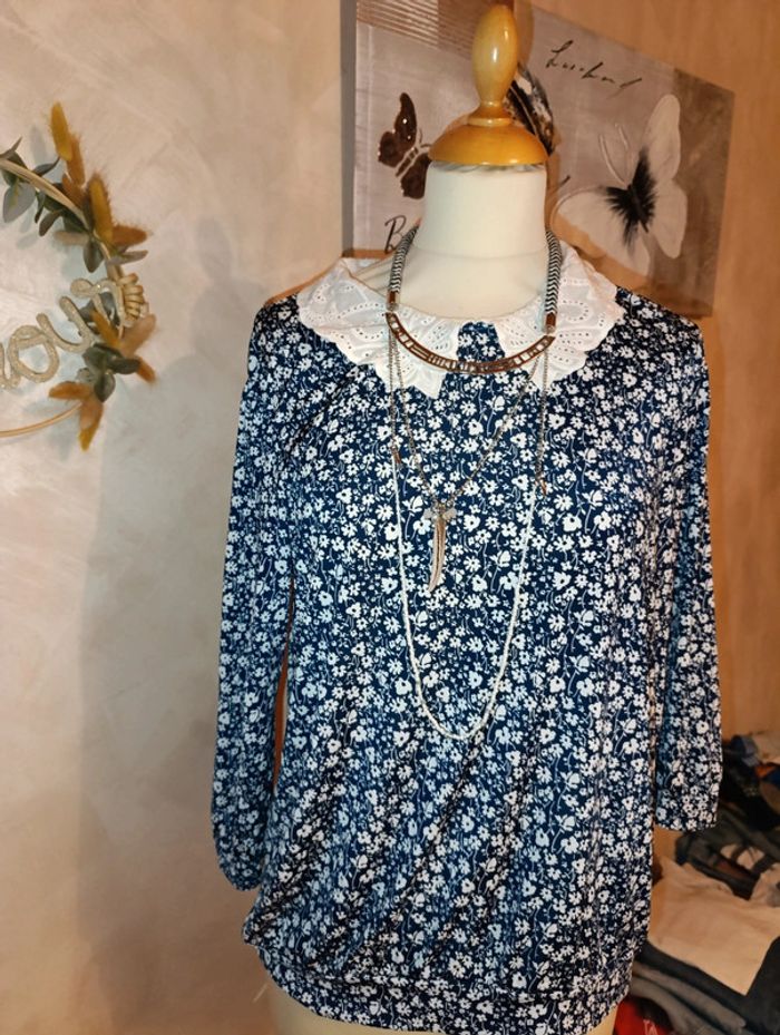 Sublime blouse bouffante taille 4 soit 42/44 neuve - photo numéro 10