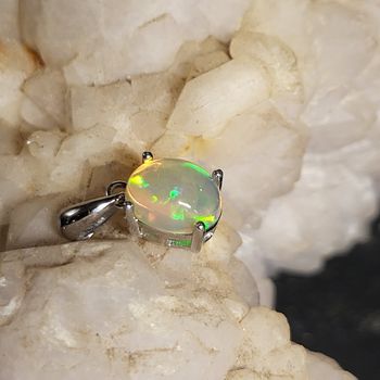 Superbe pendentif en opale welo Éthiopie 🤩