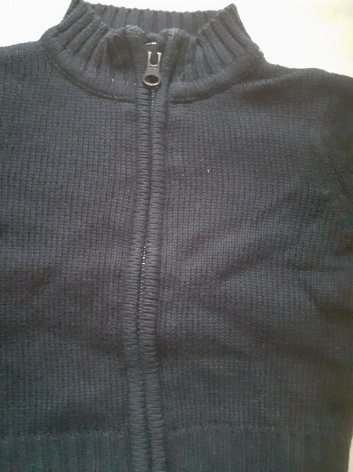 Veste marine zippée - photo numéro 2