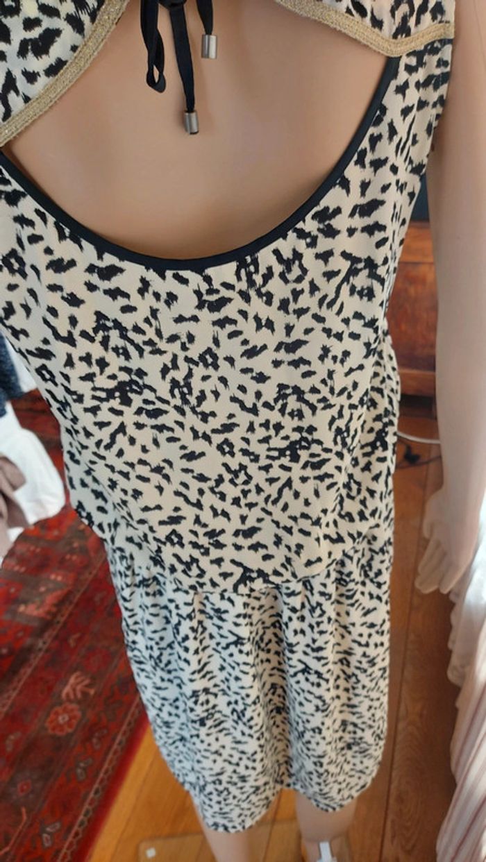 Robe CKS t M noire et blanc - photo numéro 5