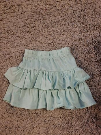 Jupe froufrou menthe kiabi 3 ans