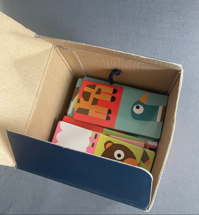 Domino 28 pièces de Djeco Animo-Puzzle avec boîte - photo numéro 6