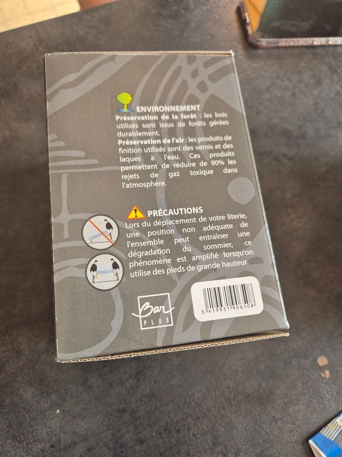 Lot de 4 pieds de lit - photo numéro 4