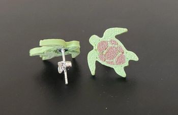 Boucles d'oreille tortue