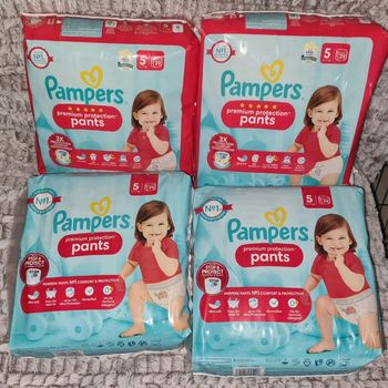Couches Pampers premium protection Pants taille 5