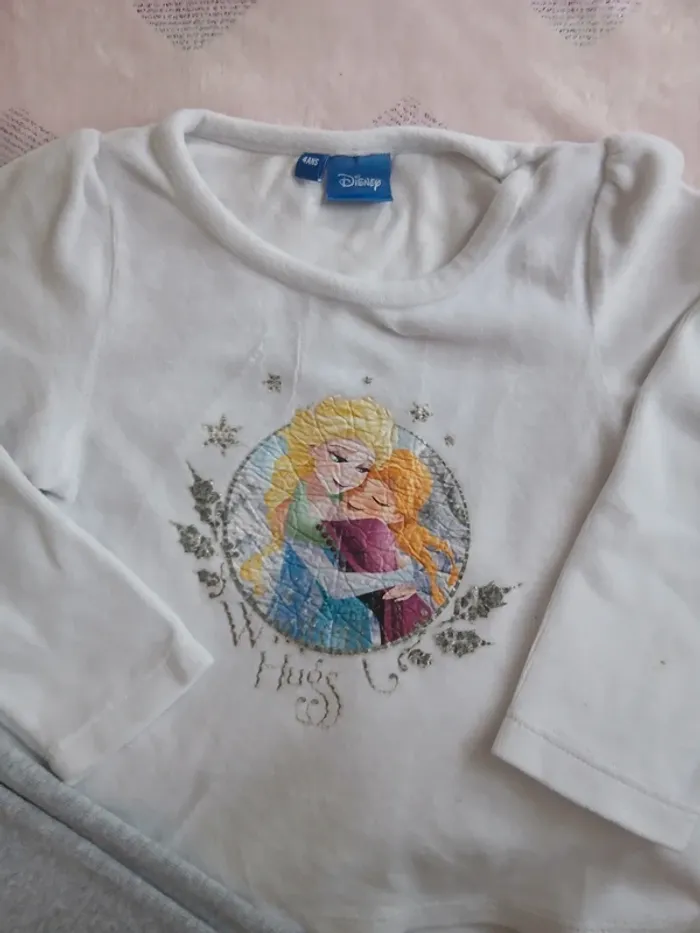 Pyjama 2 pieces Elsa 4 ans - photo numéro 2