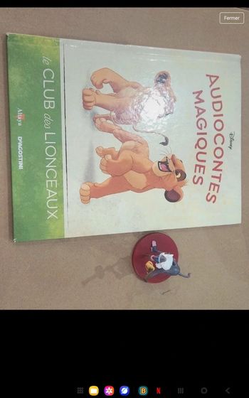 103Ēme audioconte magique collection altaya deagostini livre et figurine disney audio conte magic