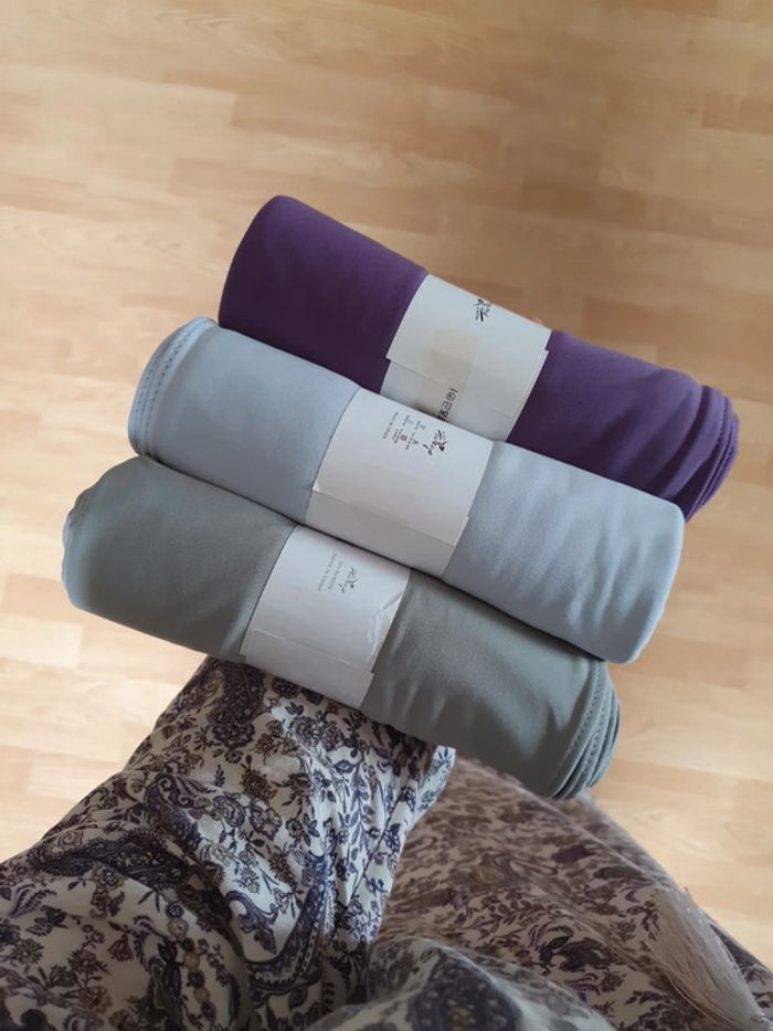Lot de 3 voiles/hijab en jersey premium luxe - photo numéro 7