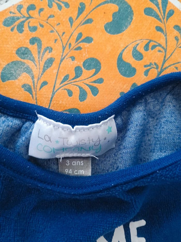 Pyjama velours 3 ans - photo numéro 2
