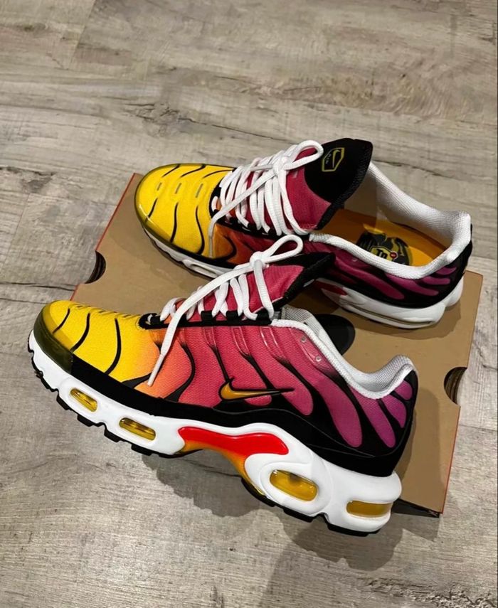 Nike tn rainbow jaune rouge 42 - photo numéro 3