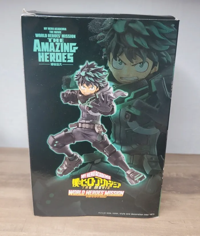 Figurine My Hero Academia The Movie The Amazing Heroes Izuku Midoriya Banpresto Bandai - photo numéro 14