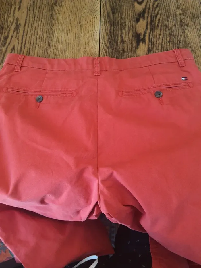 Pantalon homme rouge Tommy Hilfiger W34L32 - photo numéro 12