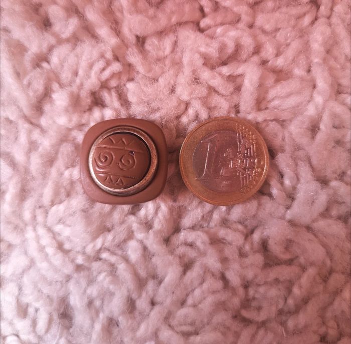 Petits clips vintage marrons - photo numéro 3