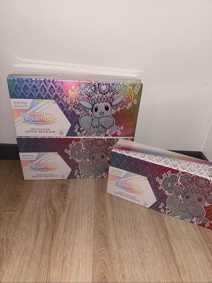 Coffret Super Premium Évolutions Prismatiques - EV8.5 FR - photo numéro 3