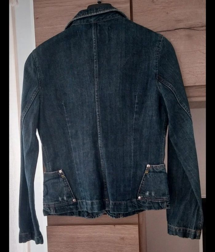 Veste en jeans " les petites bombës " - photo numéro 2