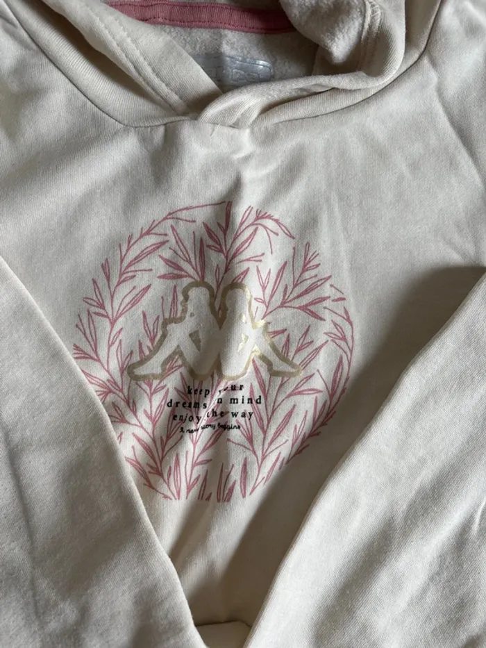 Pull beige kappa 10 ans - photo numéro 2
