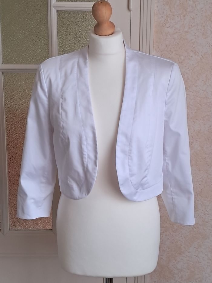 Petite veste légère blanche - photo numéro 2