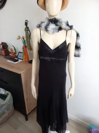 Robe longue noir T40