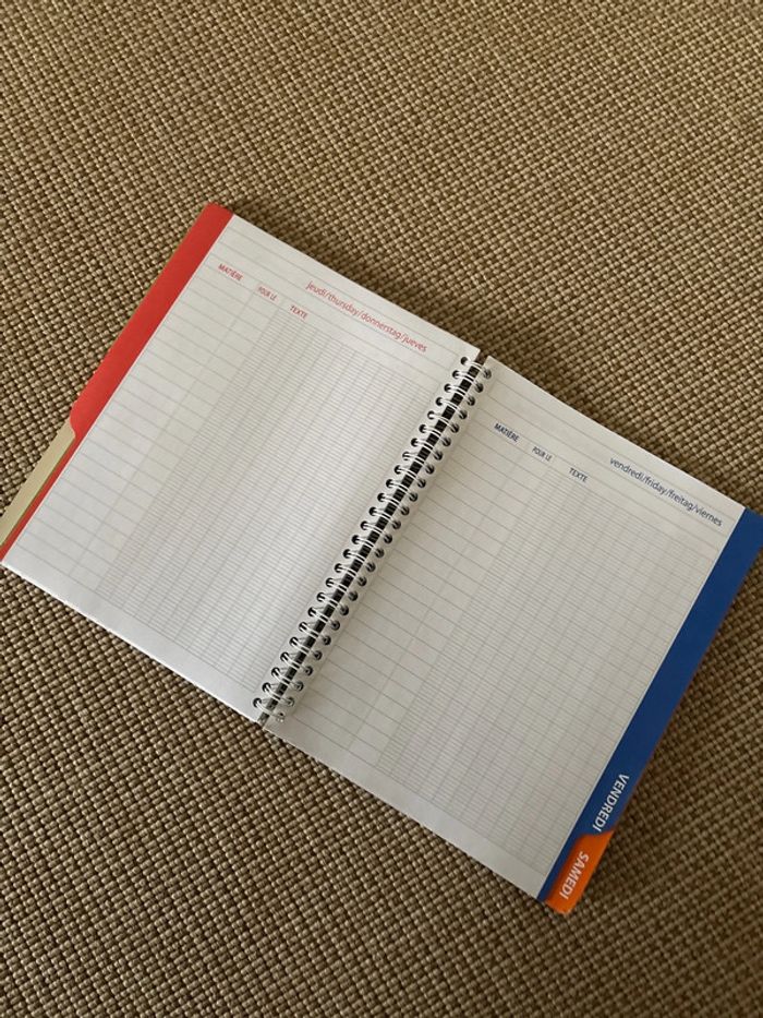 Cahier de texte Oxford - photo numéro 3