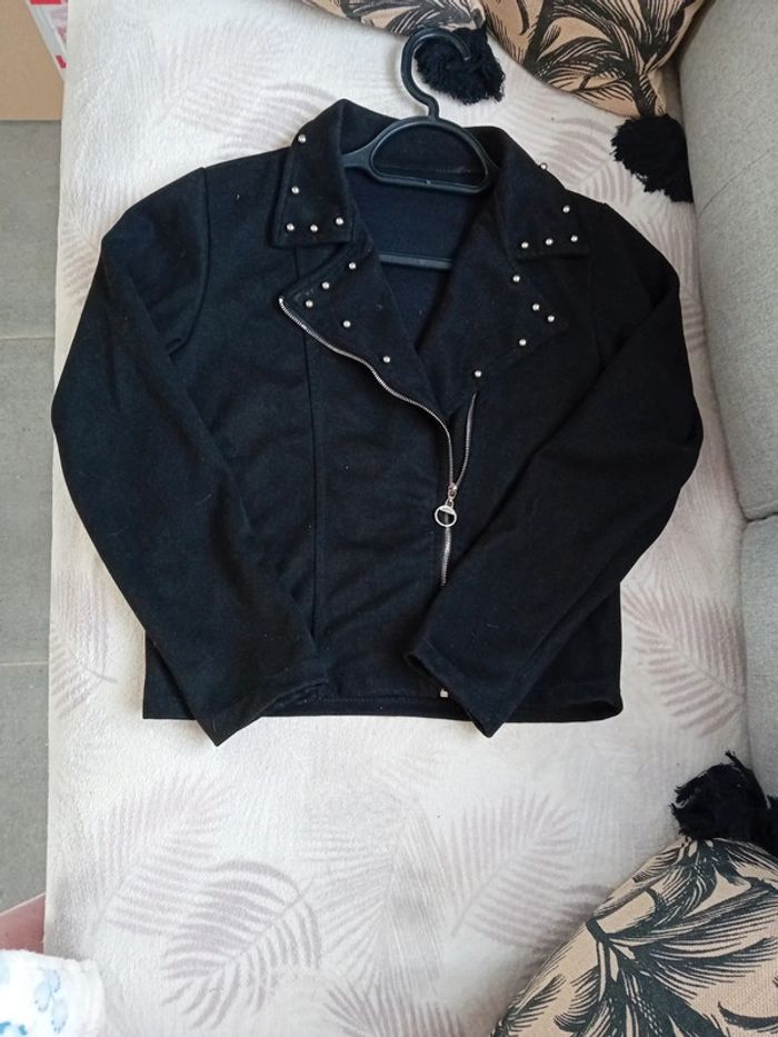 Veste Blazer Fille 14 ans Noir - photo numéro 2