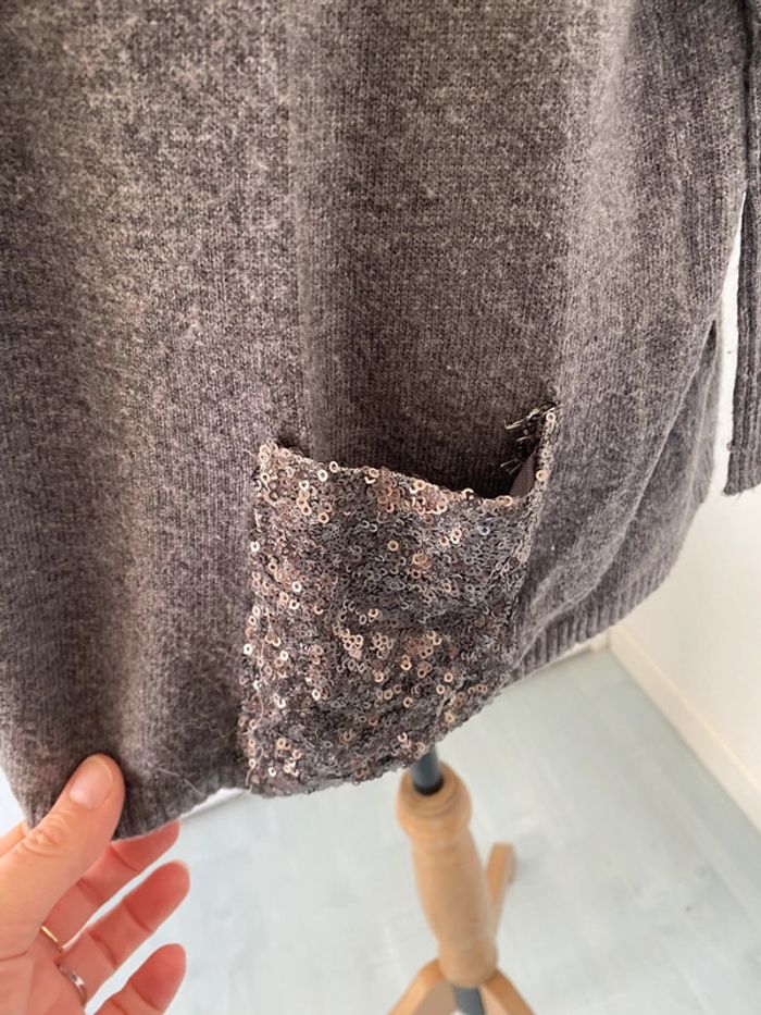 Pull gris vintage love - photo numéro 2