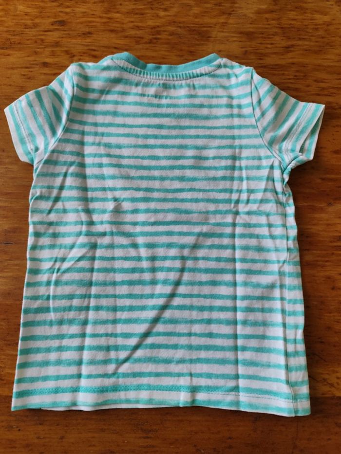 Lot de 5 tee-shirts colorés taille 24mois - photo numéro 5