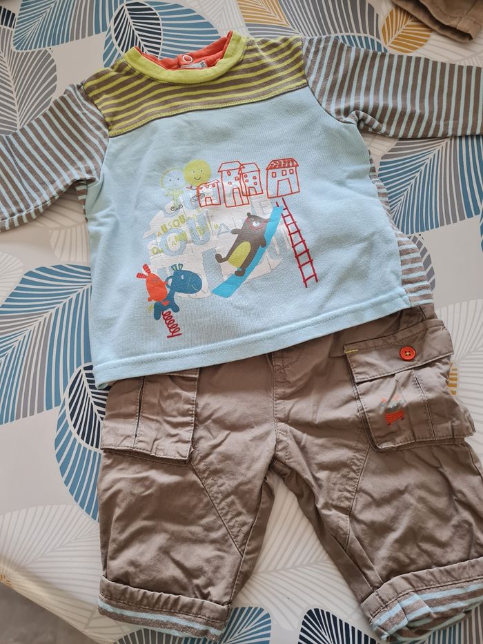 Ensemble pantalons + petit haut