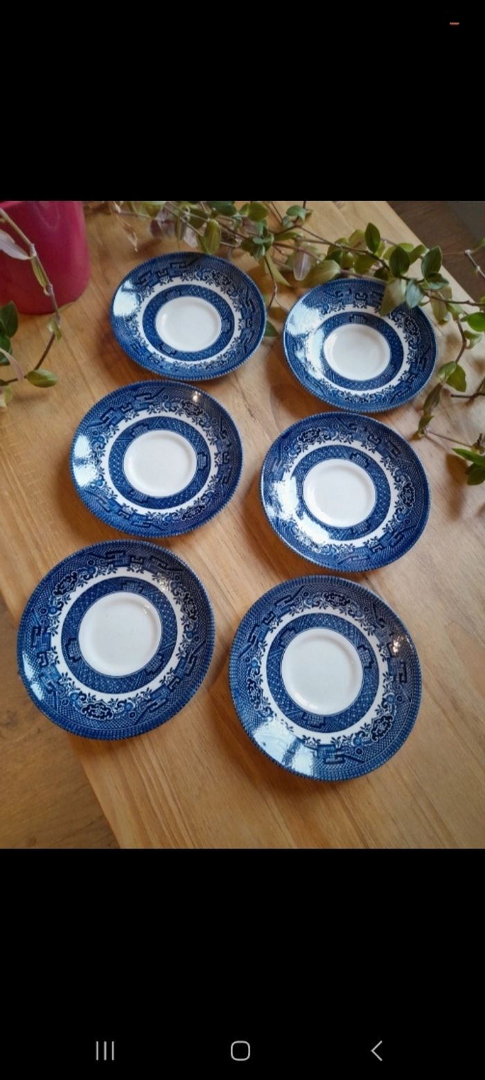 Lot de 6 sous tasses Churchill